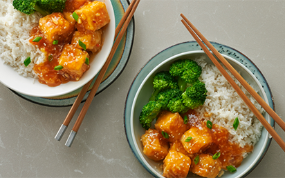 Tofu poêlé à la sauce piment